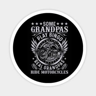 Motorcycle Grandpa Magnet